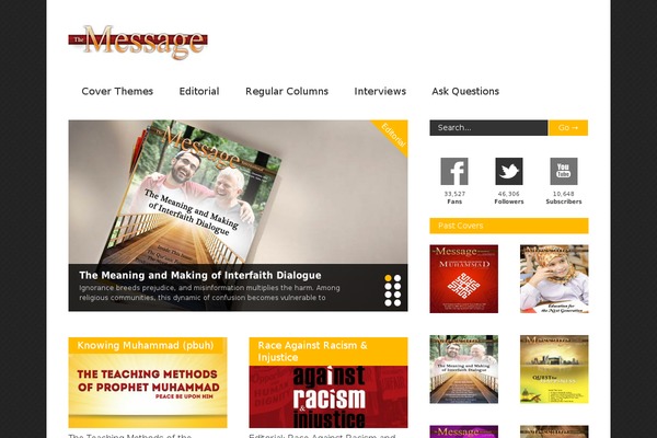 Gonzo theme site design template sample