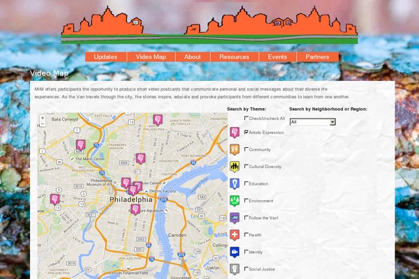 Satorii theme site design template sample