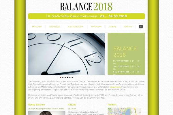 messe-balance.de site used Theme1982