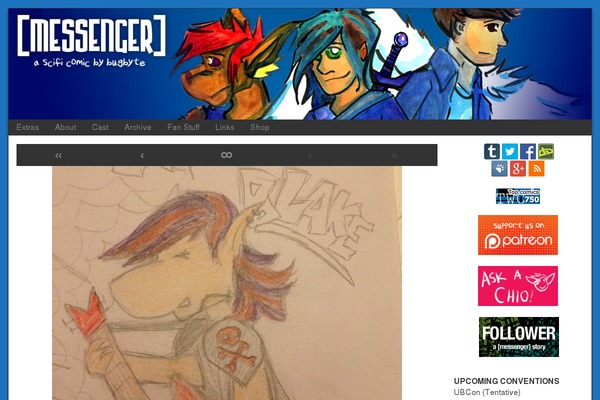 Inkblot theme site design template sample