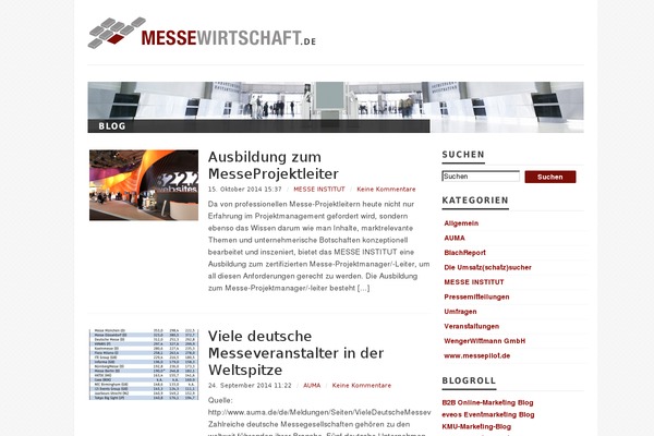 messewirtschaft.de site used Decent_theme