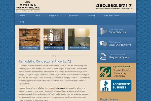 Minimal theme site design template sample