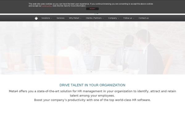 meta4.com site used Cegid