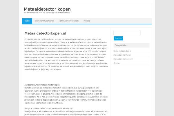 Iconic One theme site design template sample
