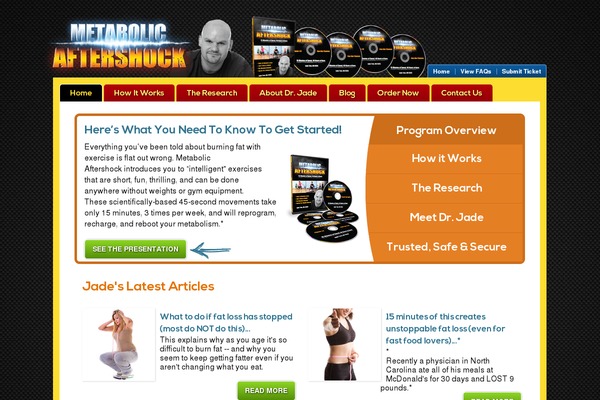 aftershock theme websites examples