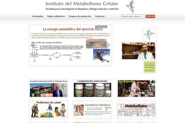 metabolismo.biz site used Agency Theme