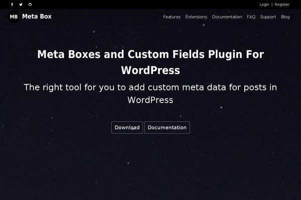 WordPress website example screenshot