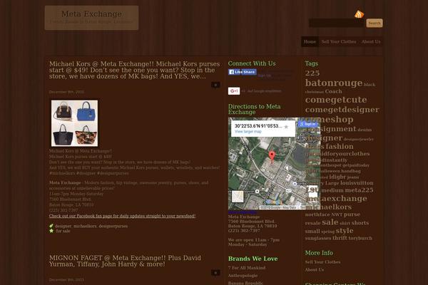 Dark Wood theme site design template sample