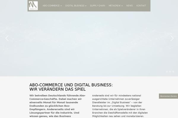 Qwery theme site design template sample