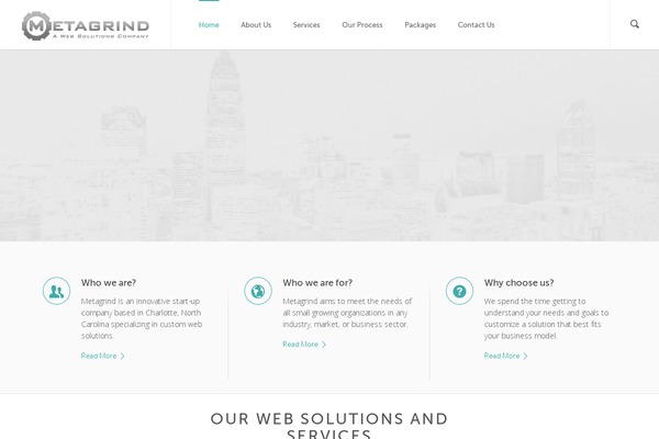 Blandes theme site design template sample