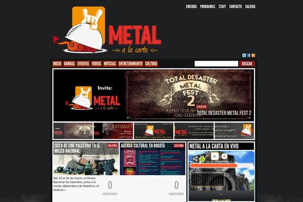 Magzimus theme site design template sample