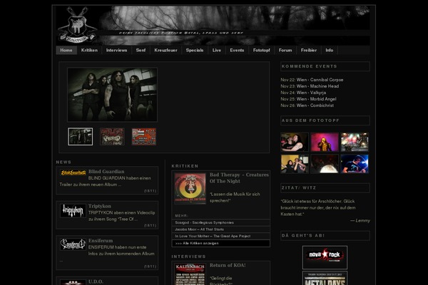 Site using Front-slider plugin