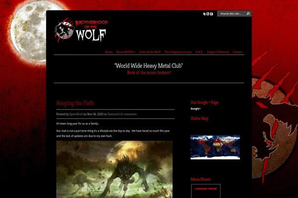 Chameleon theme site design template sample