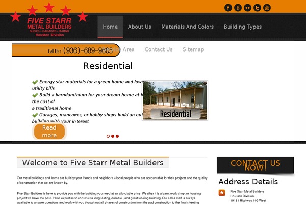Metal theme site design template sample