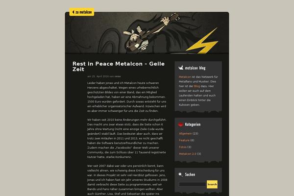 metalcon.de site used Metalcon