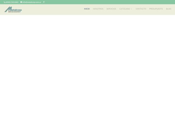metalcorp.com.ar site used Metalcorp-divi