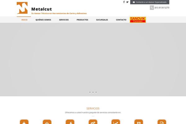 Zafiro theme site design template sample