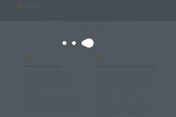Site using Modeltheme-framework plugin