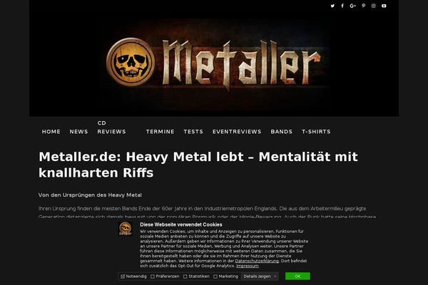 15Zine theme site design template sample