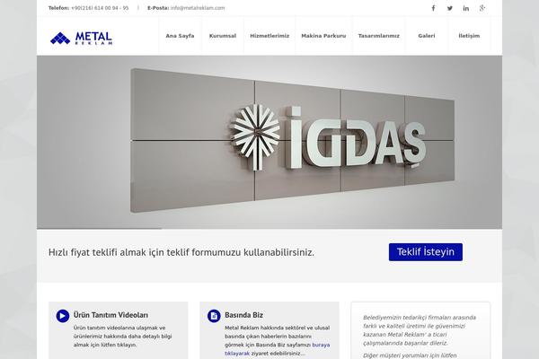 Inspira theme site design template sample
