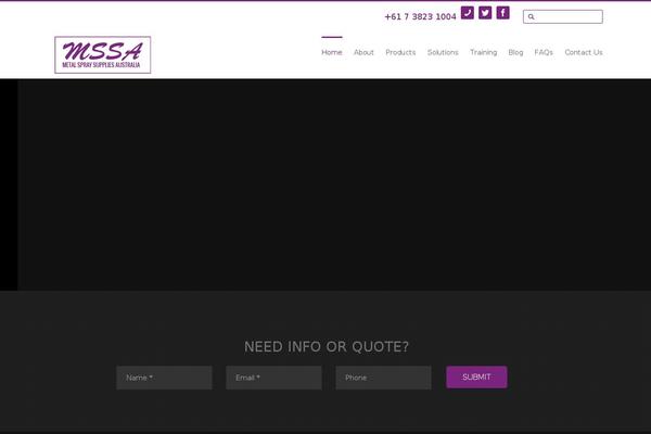 Avada Child theme site design template sample