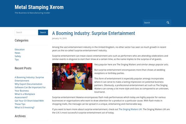 Academica theme site design template sample