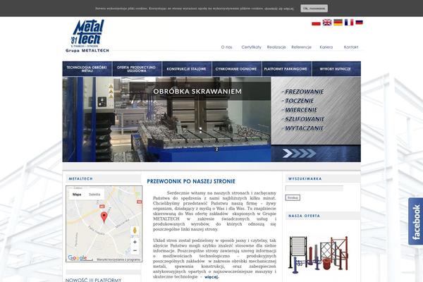 Neoclassical theme site design template sample
