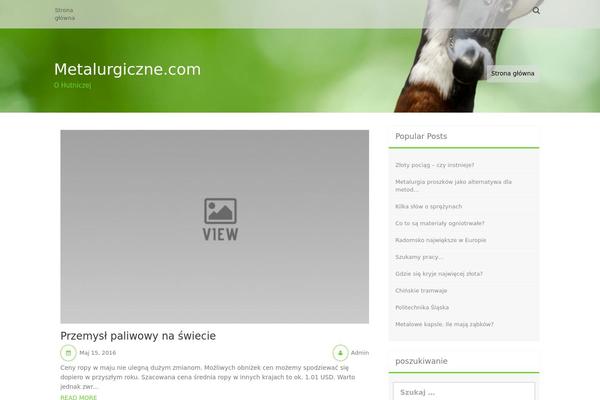 Aldehyde theme site design template sample