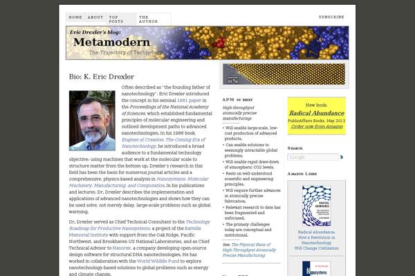 Thesis 1.8.5 theme site design template sample