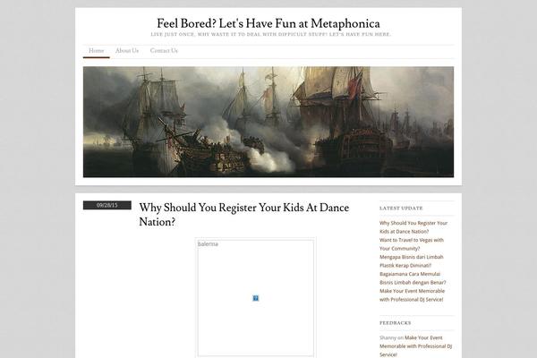 Skirmish theme site design template sample