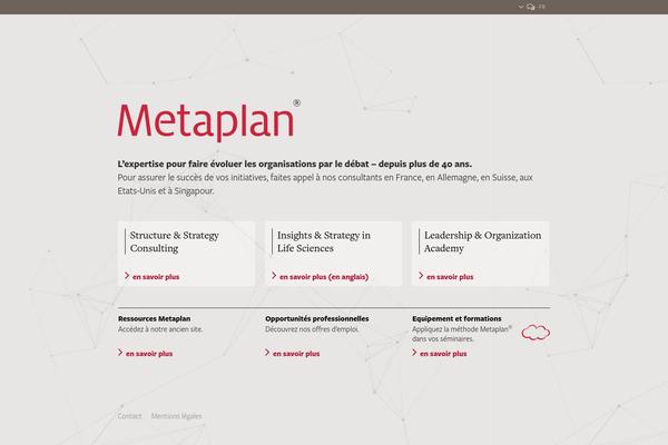 metaplan.fr site used Thesis