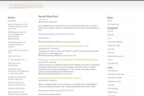 Simpla theme site design template sample