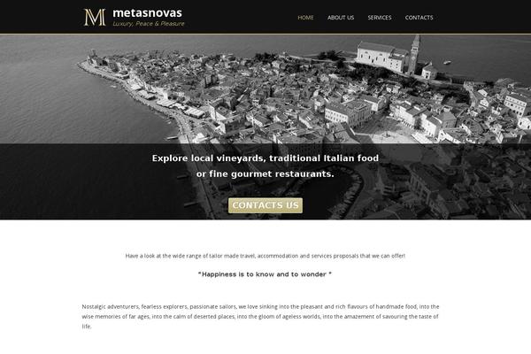 Adamos theme site design template sample