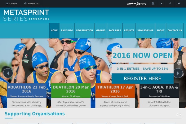 metasprintseries.com site used Imaframework