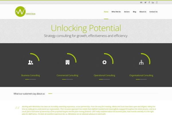 Minicorp theme site design template sample