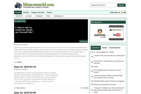 metaverse3d.com site used Tr-salon-lite
