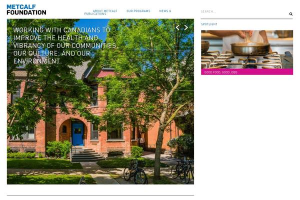 metcalf theme websites examples
