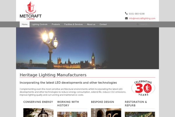 metcraftlighting.com site used Yoo_master2_wp1