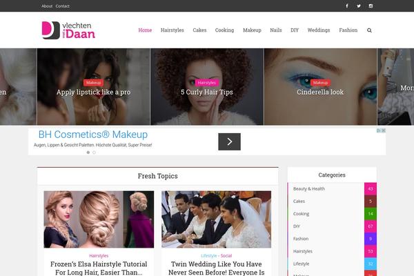 Blocksy theme site design template sample