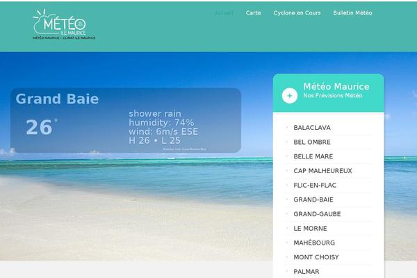 Cherry Framework theme site design template sample