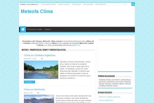Site using Tiempo.com plugin