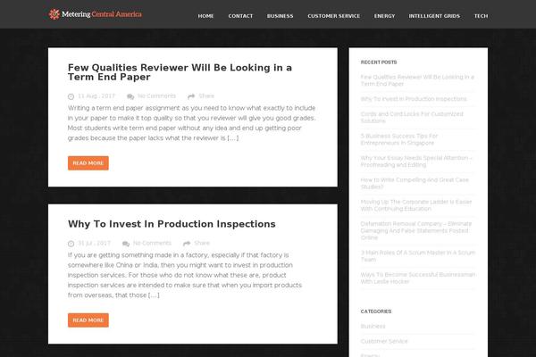 Feather theme site design template sample