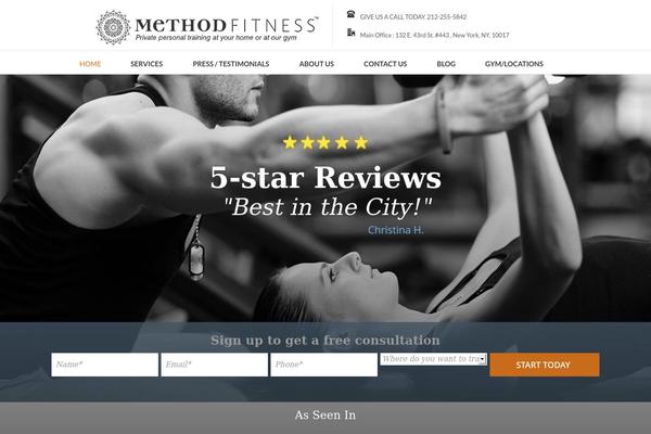 MF theme site design template sample