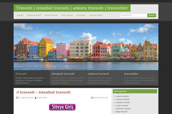 zAlive theme site design template sample