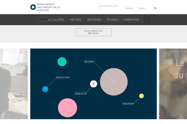 metiers-publicite.fr site used Observatoire