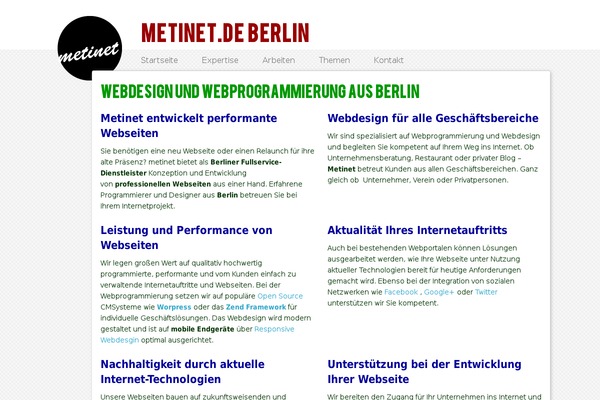 Nifty theme site design template sample