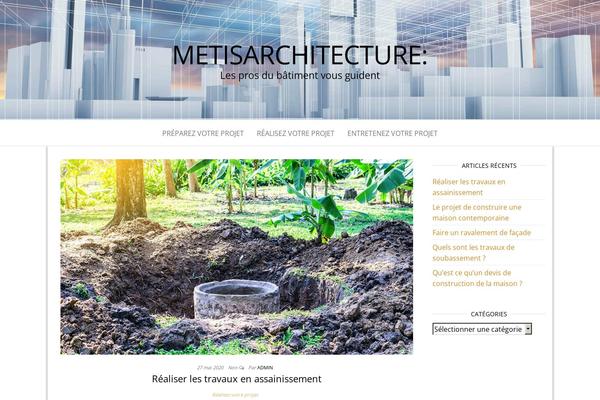 metisarchitecture.com site used Master Blog