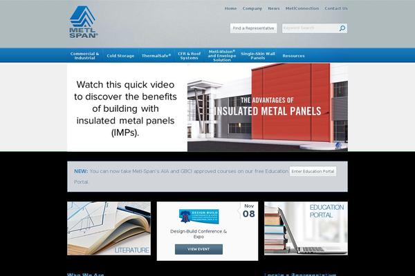 metlspan.com site used Metl-span