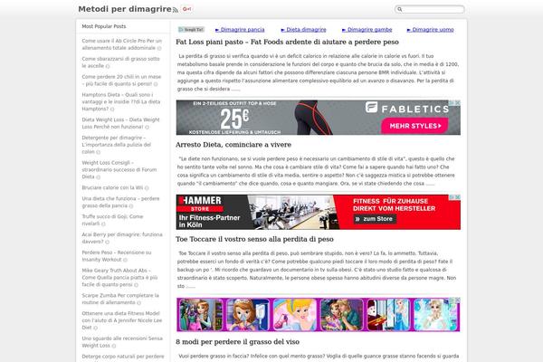 Aaf theme site design template sample