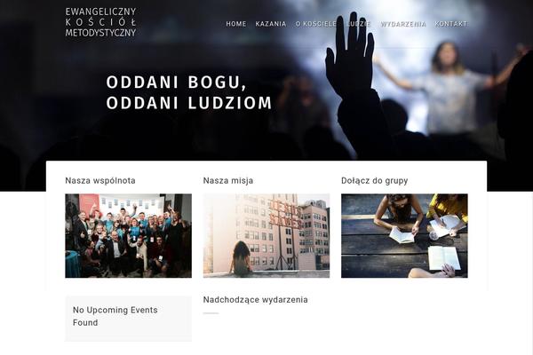 Site using Adorechurch-core plugin